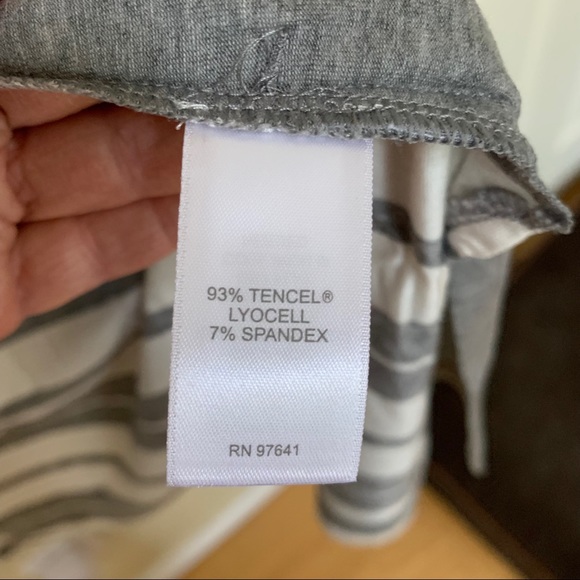 NWT J. Jill Pure Jill Grey Striped Cardigan - Picture 5 of 9